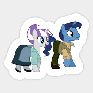 Twilight Velvet as Anita and Night Light as Roger Sticker